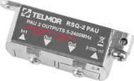 Разделувач на сигнал Telmor RSQ-2 PAU, 1 во 2 излези, до 2400 MHz, метален