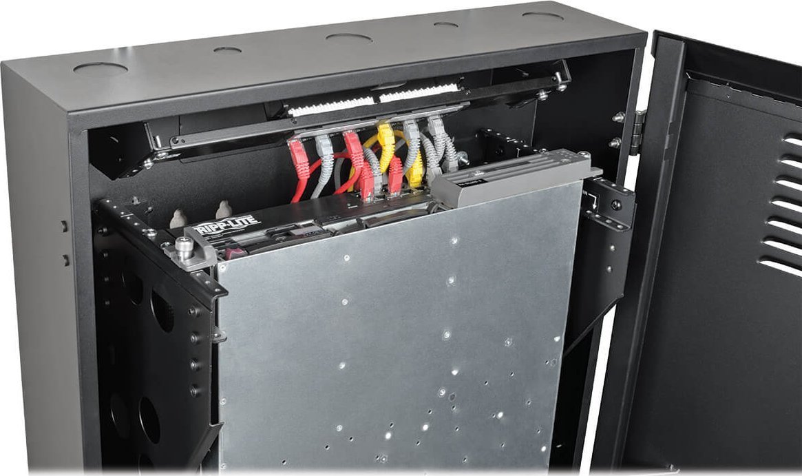 Kabinet serveri Eaton Tripp Lite SmartRack 6U, montim vertikal në mur, 36", i zi