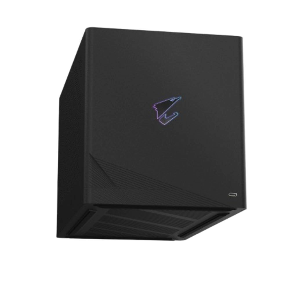 Kути eGPU Gigabyte AORUS RTX 5090 AI Box, Thunderbolt 5, водено ладење, црна