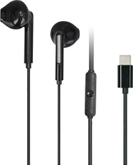 Kufje Awei PC-7T, in ear, USB C, 1.2m, të zeza