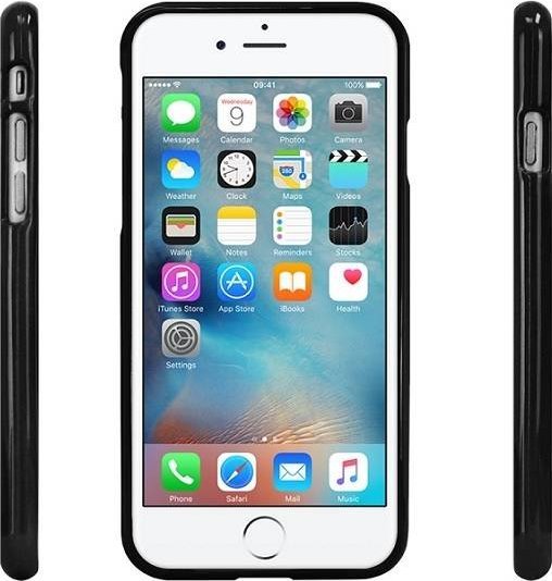 Këllëf telefoni Mercury Jelly për iPhone 14, 6.1", silikoni, i zi