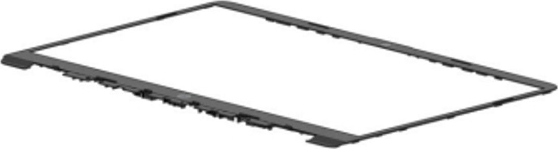 Kornizë ekrani laptop HP L63608-001, pjesë këmbimi, e zezë