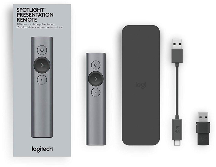 Komandë Logitech Spotlight, i artë