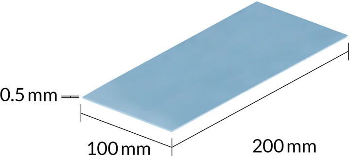 Tермални влошки Arctic TP-3 Thermal Pad 200x100x0,5мм (пакување од 2)