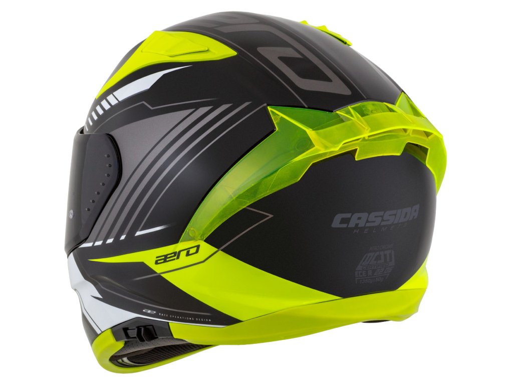 Мото кацига Cassida Aero Drome, full face, поликарбонат, црна