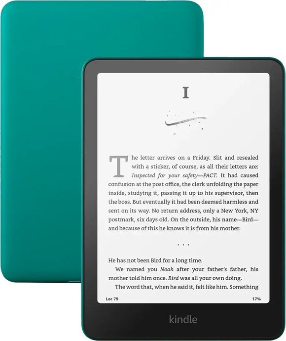 Електронски читач Amazon Kindle Paperwhite 2024, 7\", USB C, зелен
