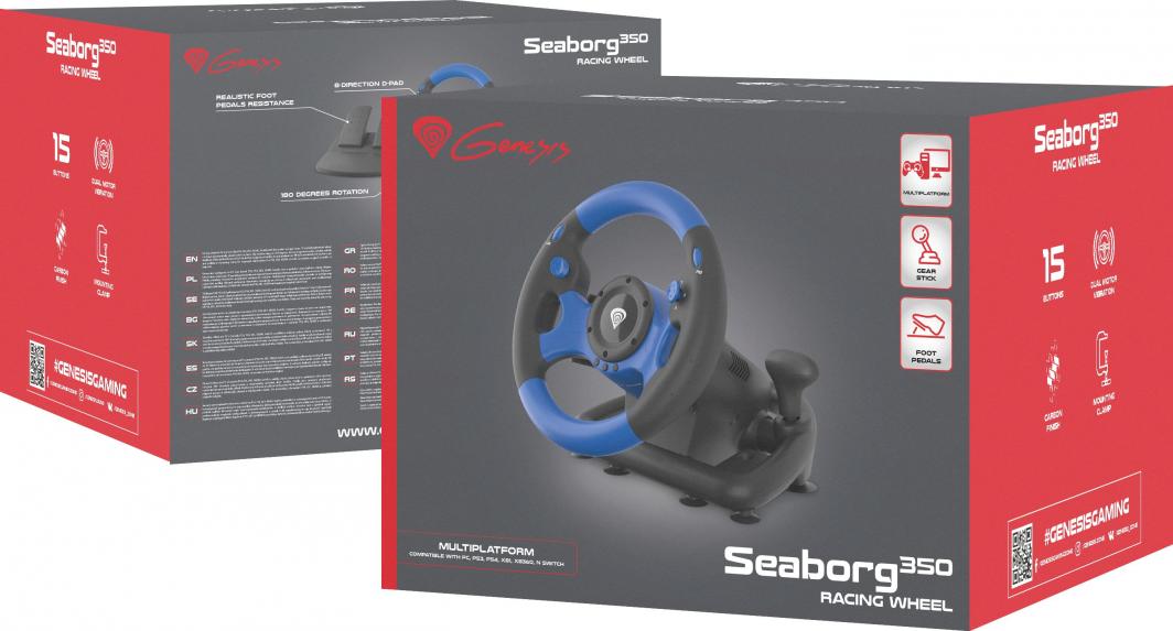 Timon Genesis Steering Seaborg 350 (NGK-1566), i zi/kaltër