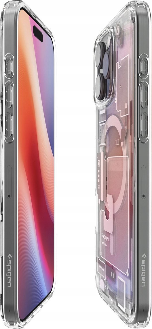 Maskë telefoni Spigen Ultra Hybrid Zero One MagFit, për iPhone 16, transparente
