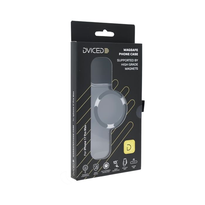 Dviced MagSafe iPhone 17 Pro Max Clear Case, Black