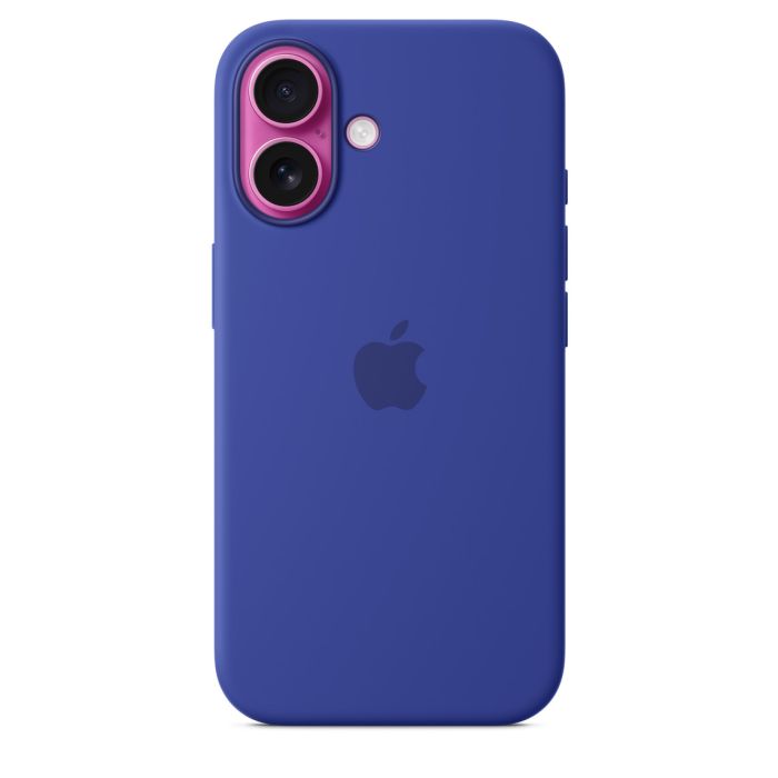 Apple iPhone 16 Silicone Case with MagSafe, Ultramarine (Seasonal)