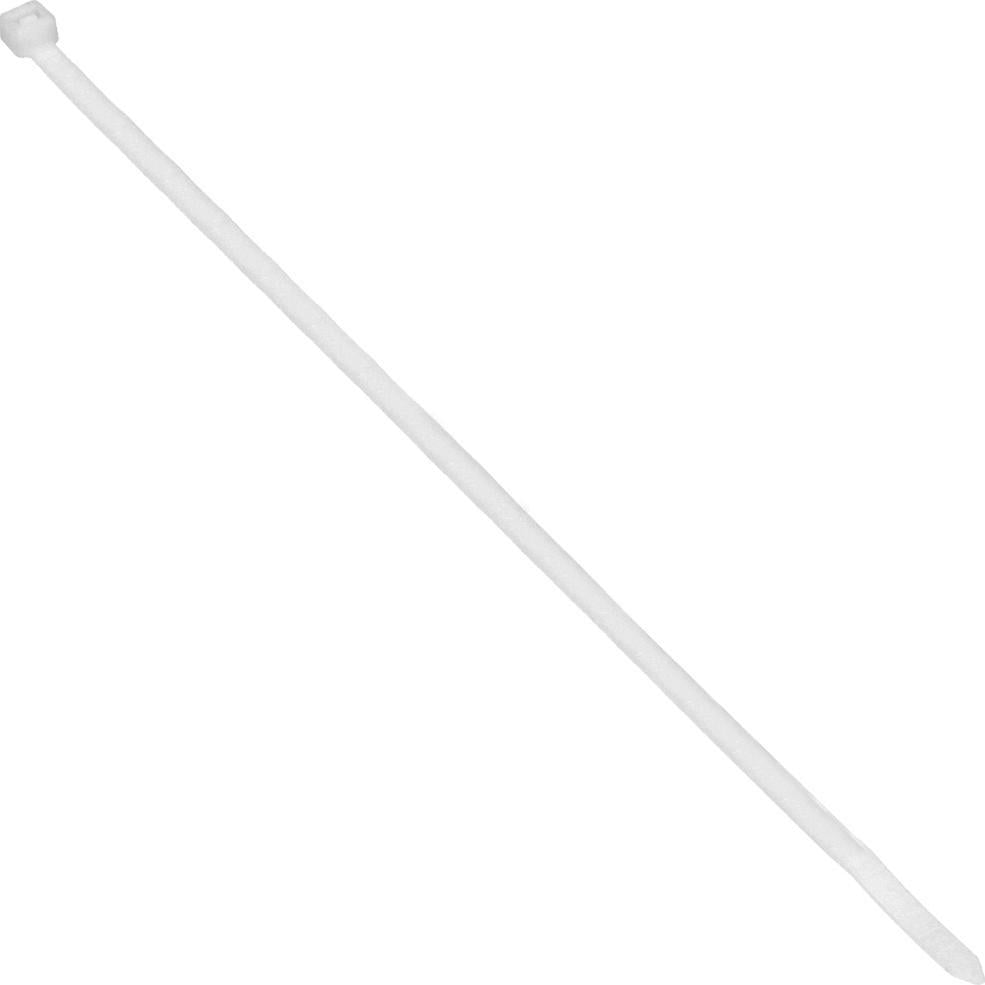 Lidhëse kabllosh plastike, 4.8mm, 300mm, paketim 100 copë, e bardhë