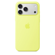 Apple iPhone 17 Pro Max Silicone Case with MagSafe, Neon Yellow