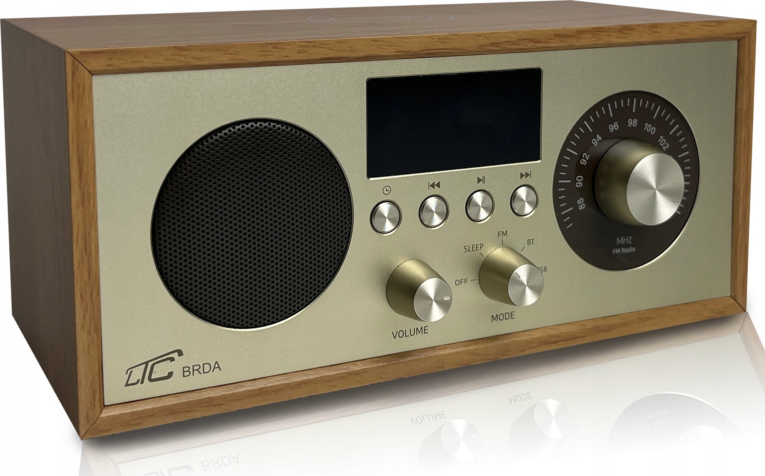 Radio portative LTC LXLTC511BJ, FM Bluetooth USB, 10W, e zezë