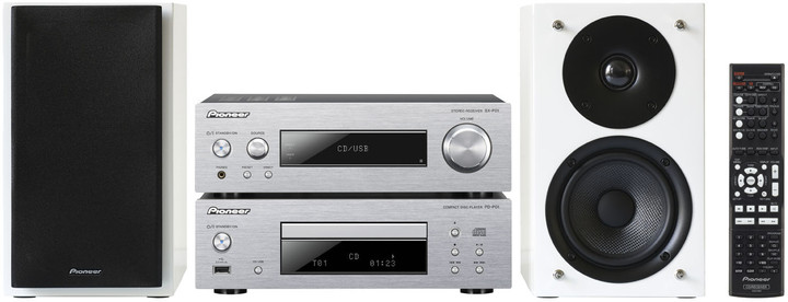 Sistem zërimi Pioneer P1-W, i bardhë 