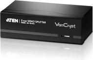 Ndarës Aten 2-Port, VGA, VS132A (VS132A-AT-G), i zi