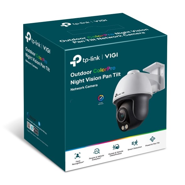 Kamerë rrjeti TP-LINK VIGI C540S, 4MP, Pan Tilt, 4mm, e bardhë/e zezë