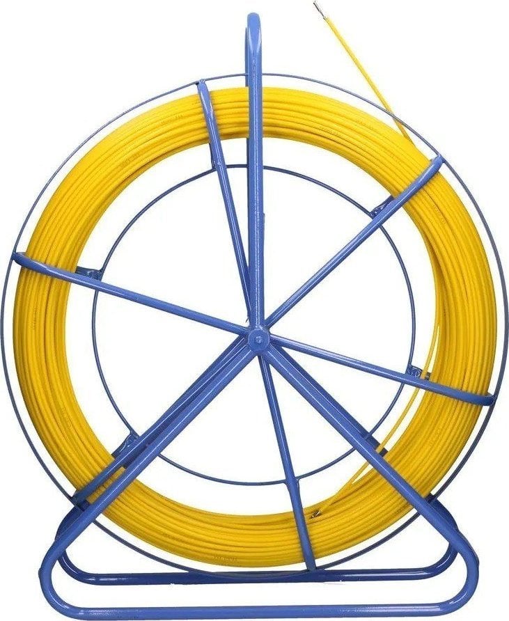 Shkop tërheqës kabllosh ExtraLink FRP, 8mm, 75m, i verdhë
