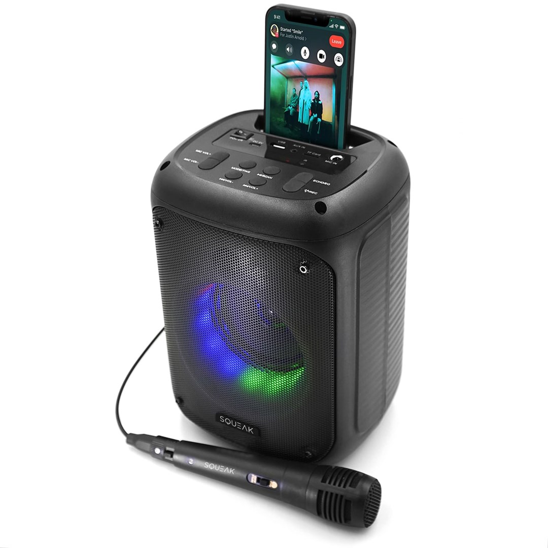 Altoparlant SQUEAK Beatflow SQ1005, Bluetooth 5.0, me funksion karaoke, i zi