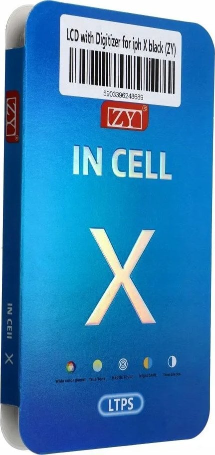 Ekran zëvendësues për iPhone X ZY LTPS, me touch, i zi