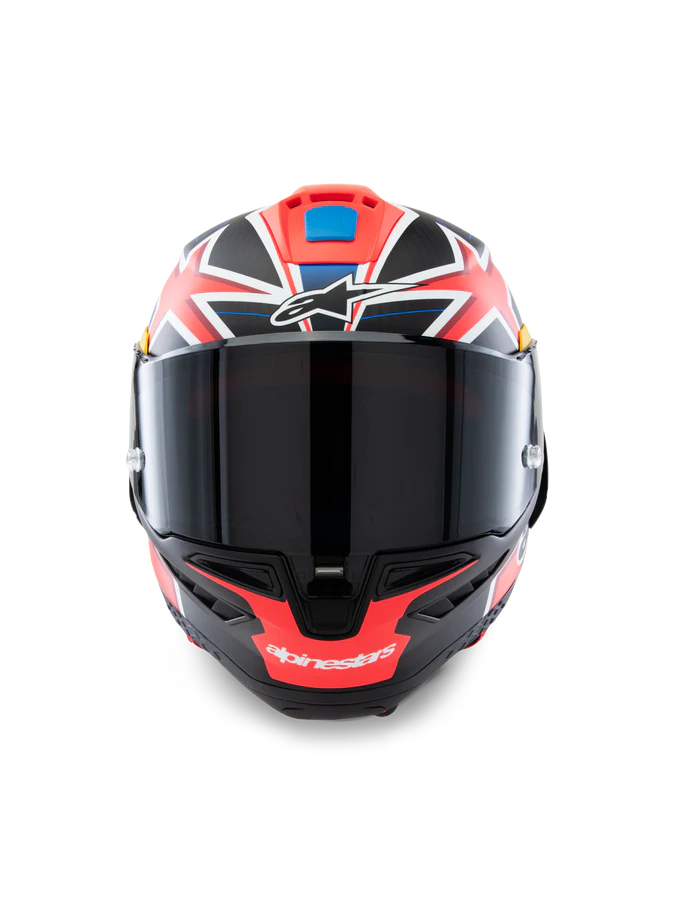 Helmetë moto Alpinestars Supertech R10 SR-10, karboni, garash, e zezë