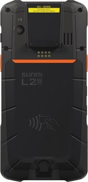 Terminal mobil inteligjent Sunmi L2s PRO, ekran 5.5", skaner barkod, portokalli
