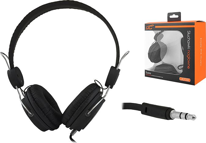 Слушалки над уво LTC LTC53, 3.5 mm, кабел 1.2 m, црни