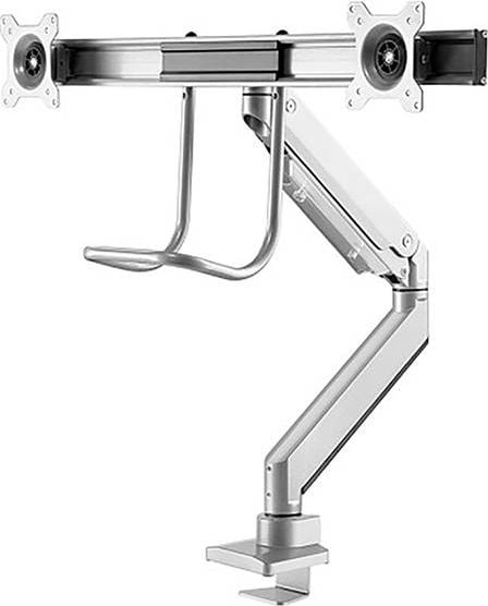 Krah monitori Neomounts NM-D775DXSILVER, 10-32", gas spring, argjendtë