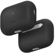 Mbulesë UNIQ LINO për AirPods Pro 3, silikoni, gri e errët