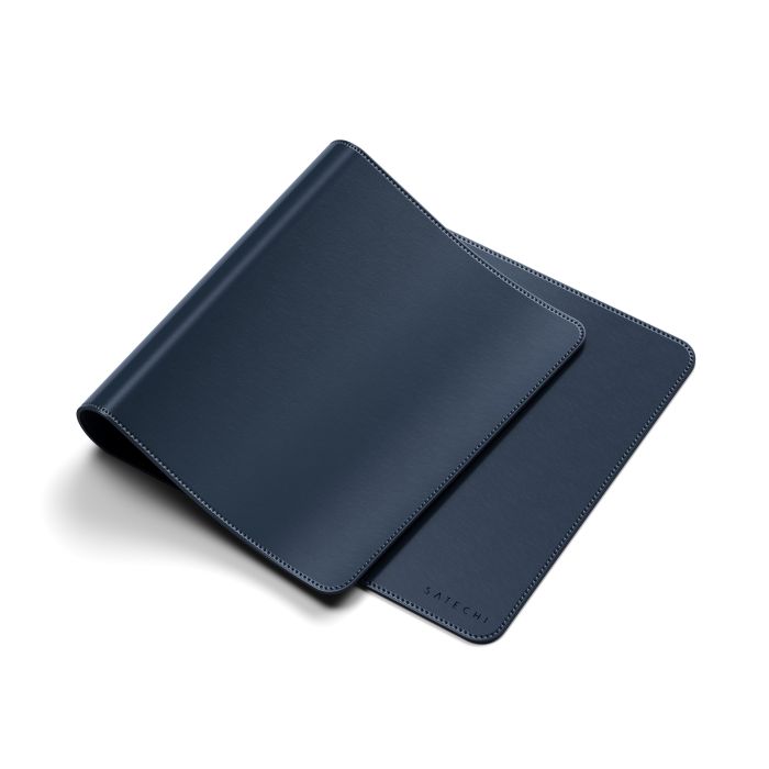 Satechi Vegan Leather Premium Desk Mat, Blue