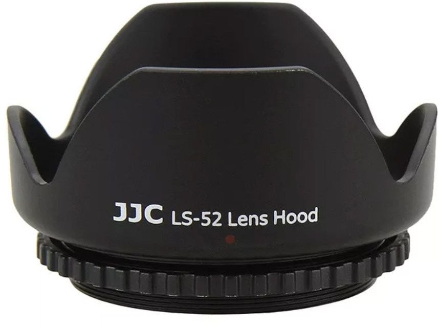 Сенка за објектив JJC LS-52, универзална 52mm, за SLR DSLR фотоапарати, црна