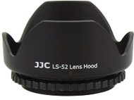 Сенка за објектив JJC LS-52, универзална 52mm, за SLR DSLR фотоапарати, црна