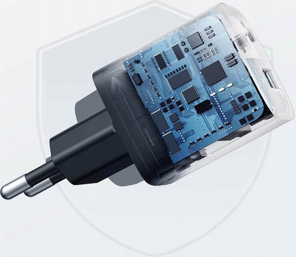 Ngarkues muri Anker 323, 33W, 1x USB C 1x USB A, i bardhë