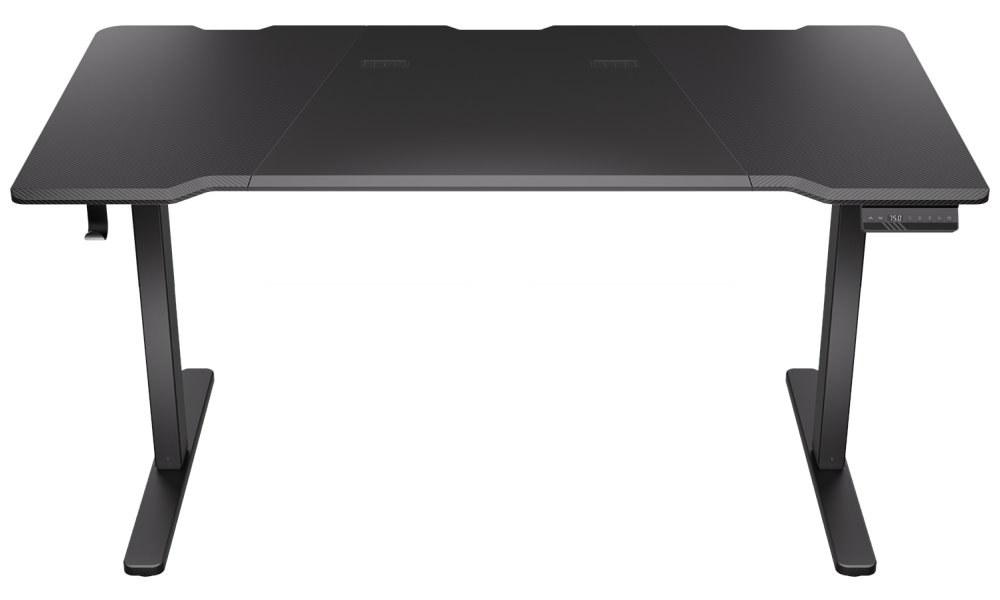 Tavolinë Endorfy Atlas L Electric, 1500x780mm, e zezë