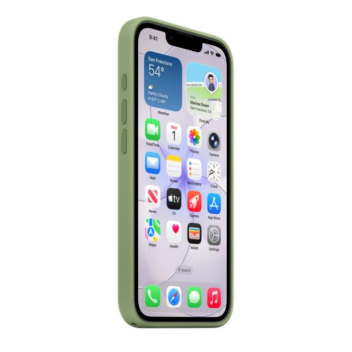 Apple iPhone 17e Silicone Case with MagSafe, Light Moss