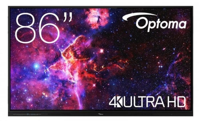 Ekran interaktiv Optoma 3863RK, 65", 4K, i zi
