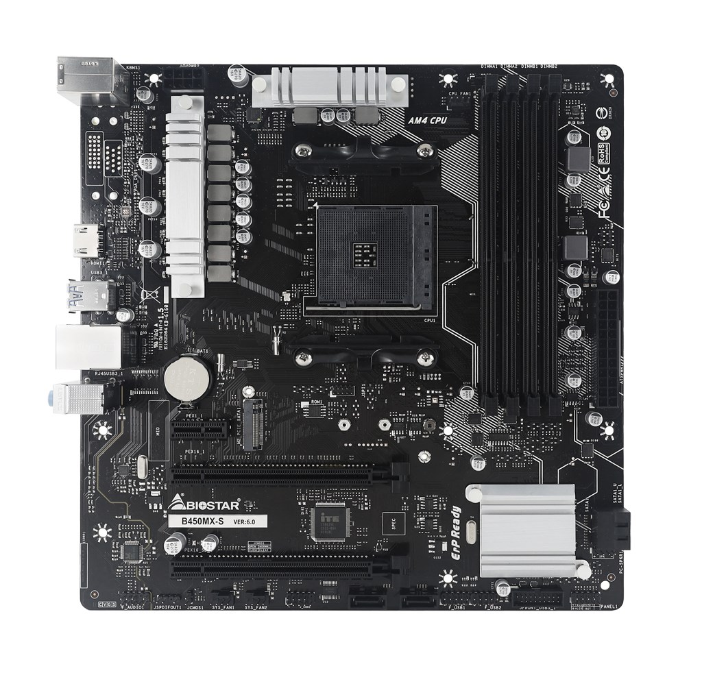 Pllakë amë Biostar B450MX-S AMD B450 Socket AM4 micro ATX