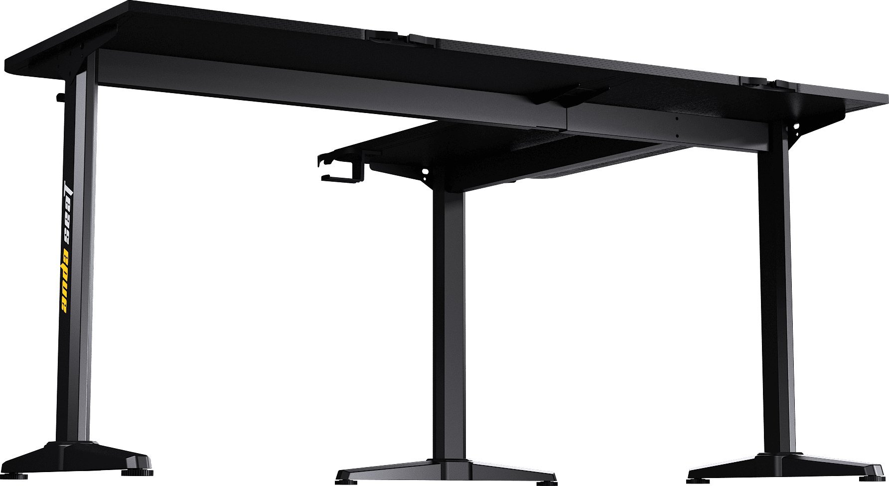 Tavolinë gaming Anda Seat Wind Seeker Premium, strukturë çeliku, sipërfaqe antirrëshqitëse, e zezë