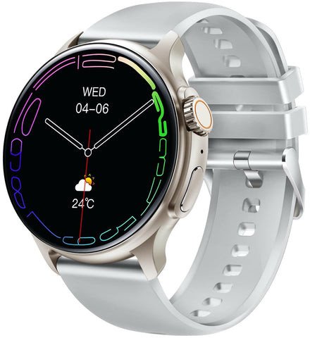 Orë inteligjente Emporia WATCHjoy, ekran 1.43" AMOLED, 466 x 466 px, argjendtë