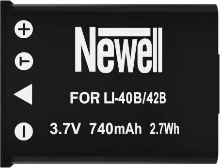 Bateri kamera Newell Li-42B, 3.7V, 740mAh, gri