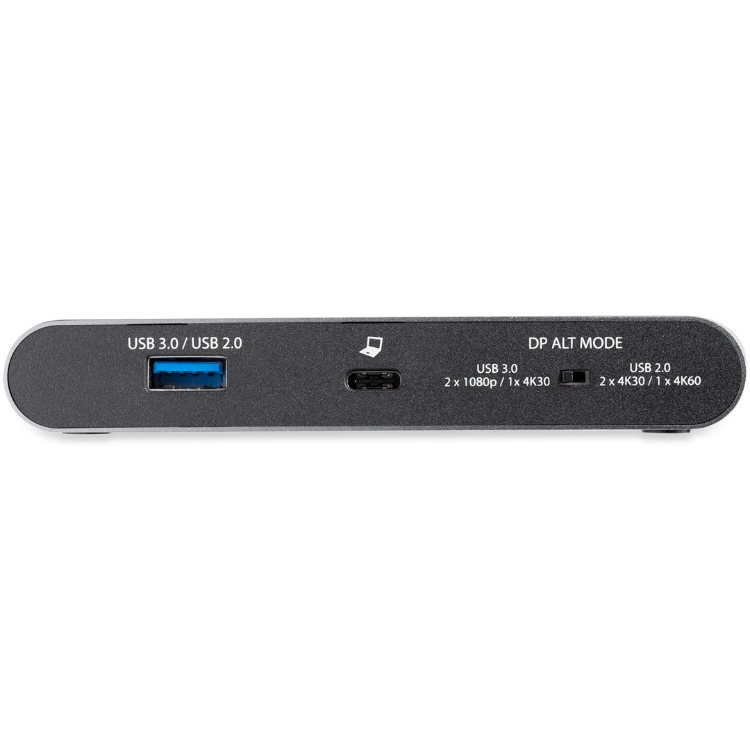 Përshtatës multiport Startech USB-C, 2x HDMI, 100W PD, i hirtë
