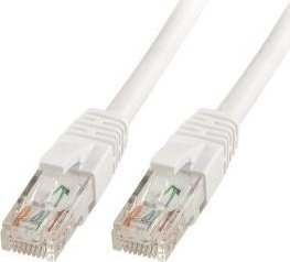 Kabllo rrjeti Lindy Patch Cable Cat6 U UTP, 0.5m, e bardhë