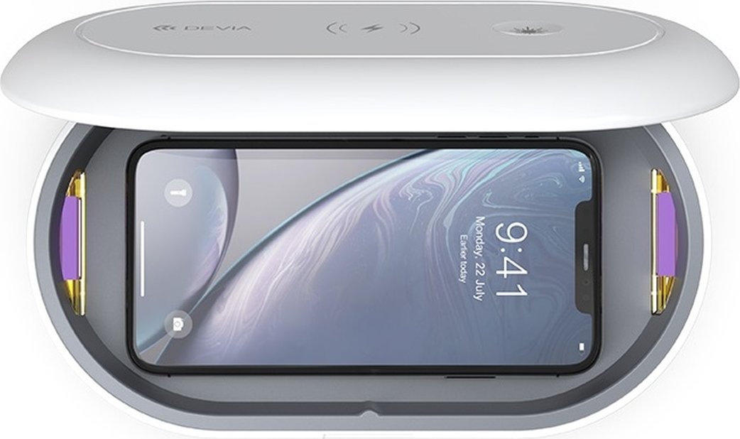 Kuti sterilizimi Devia Sterilization Box, aromatizues, karikues wireless, e bardhë