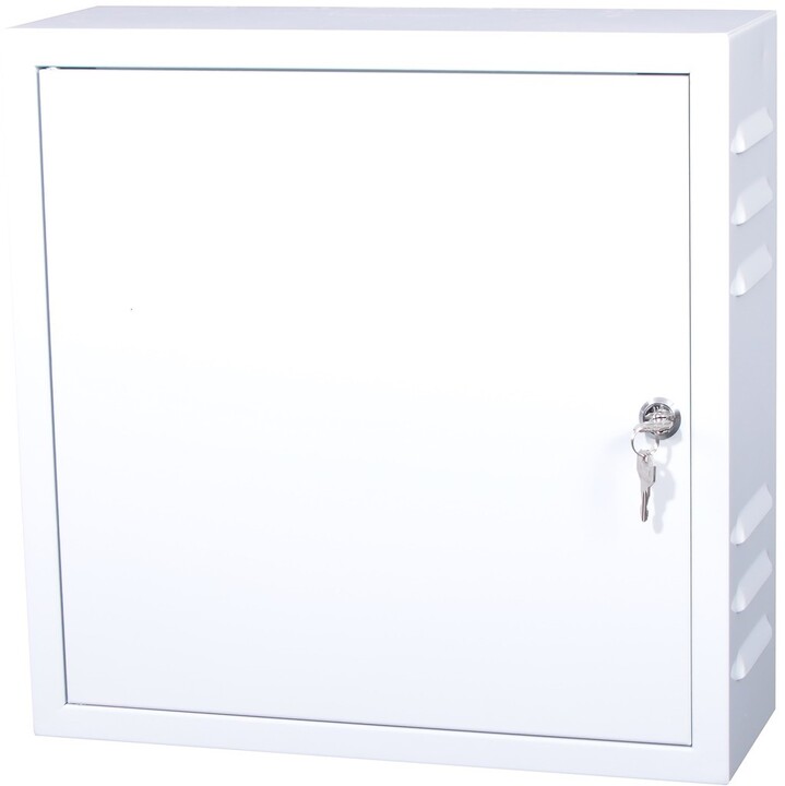 Kuti për montim në murë Masterlan, 400x400x140, metal, me çelës