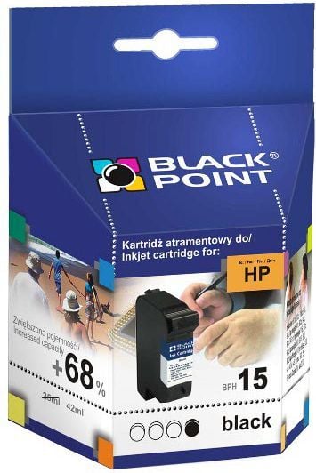 Боја за печатење Black Point BPH15 / C6615NE, бр. 15, црна