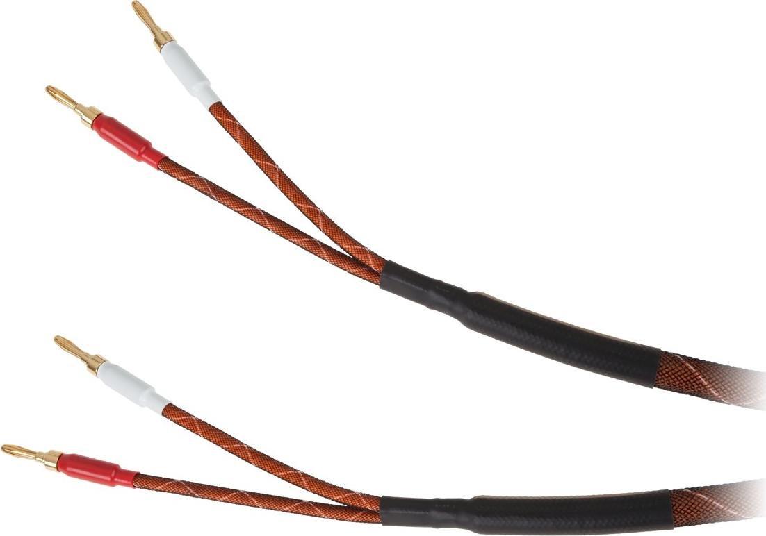 Kabllo altoparlantësh Kruger&amp;Matz Speaker Cable, 3m, banana plugs, bakër