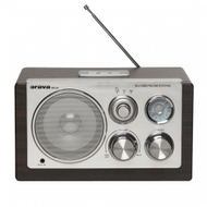 Radio klasike Orava RR-29 B, 3W, USB dhe SD, kafe