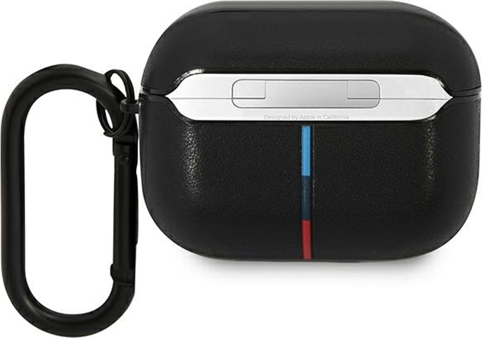 Mbulesë për kufje BMW Leather Curved Line, për AirPods Pro, lëkurë ekologjike, e zezë