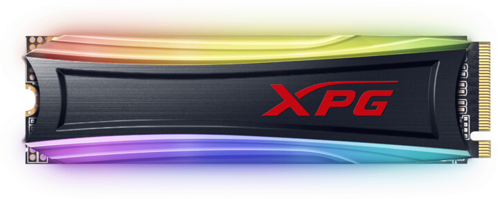 Висококвалитетен SSD ADATA XPG SPECTRIX S40G RGB, M.2 - 256 GB
