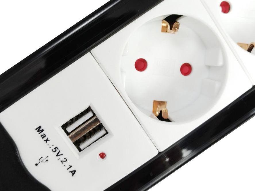 Kabëll vazhduese EQUIP 1.5m (245553), e bardhë/e zezë