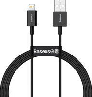 Kabllo BASEUS Superior Series USB-A - Lightning, 2.4A, 1m, e zezë